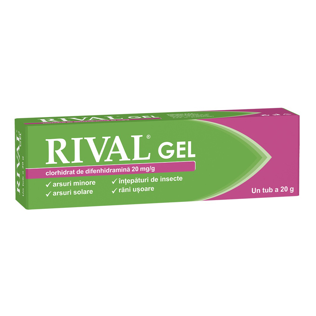 Rival 20 mg/g gel, 20 g, Fiterman