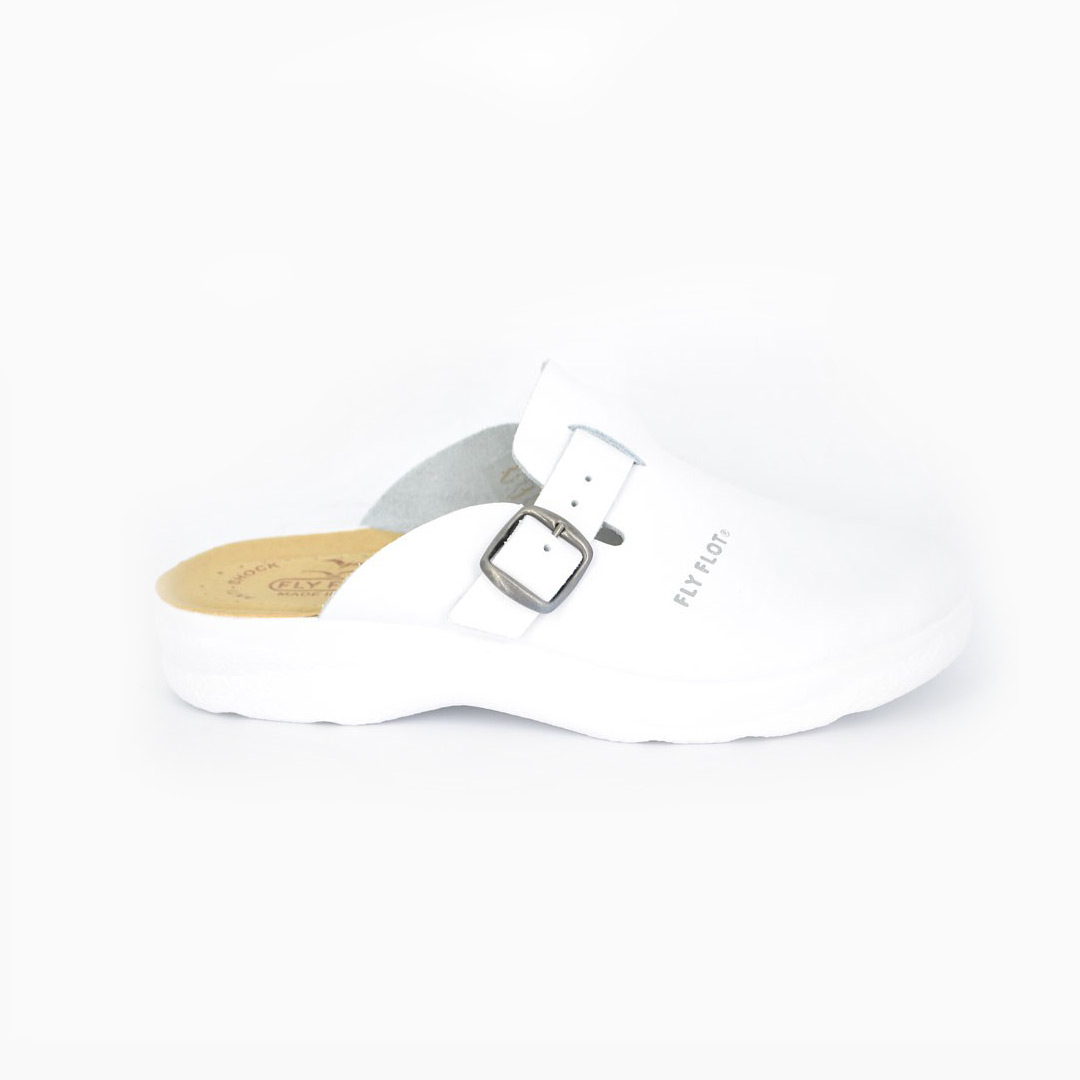 Saboti medicali profesionali Fly Flot 015, alb