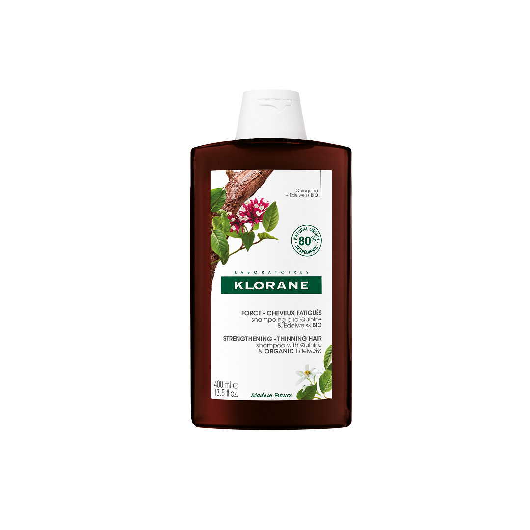 Sampon chinina si floare de colt BIO, 400 ml, Klorane