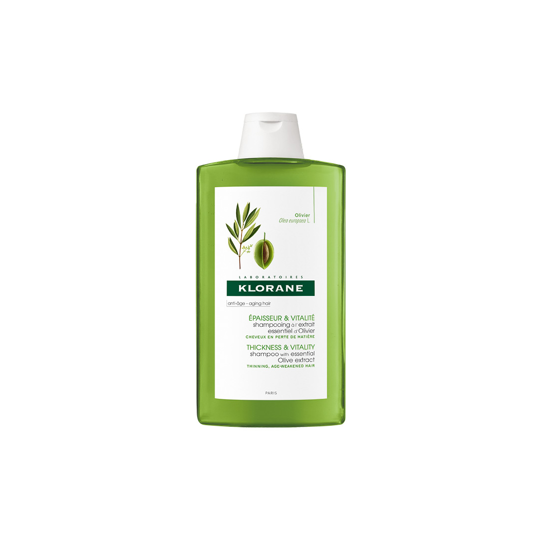 Sampon cu extract cu maslin pentru par care se rareste, 400 ml, Klorane