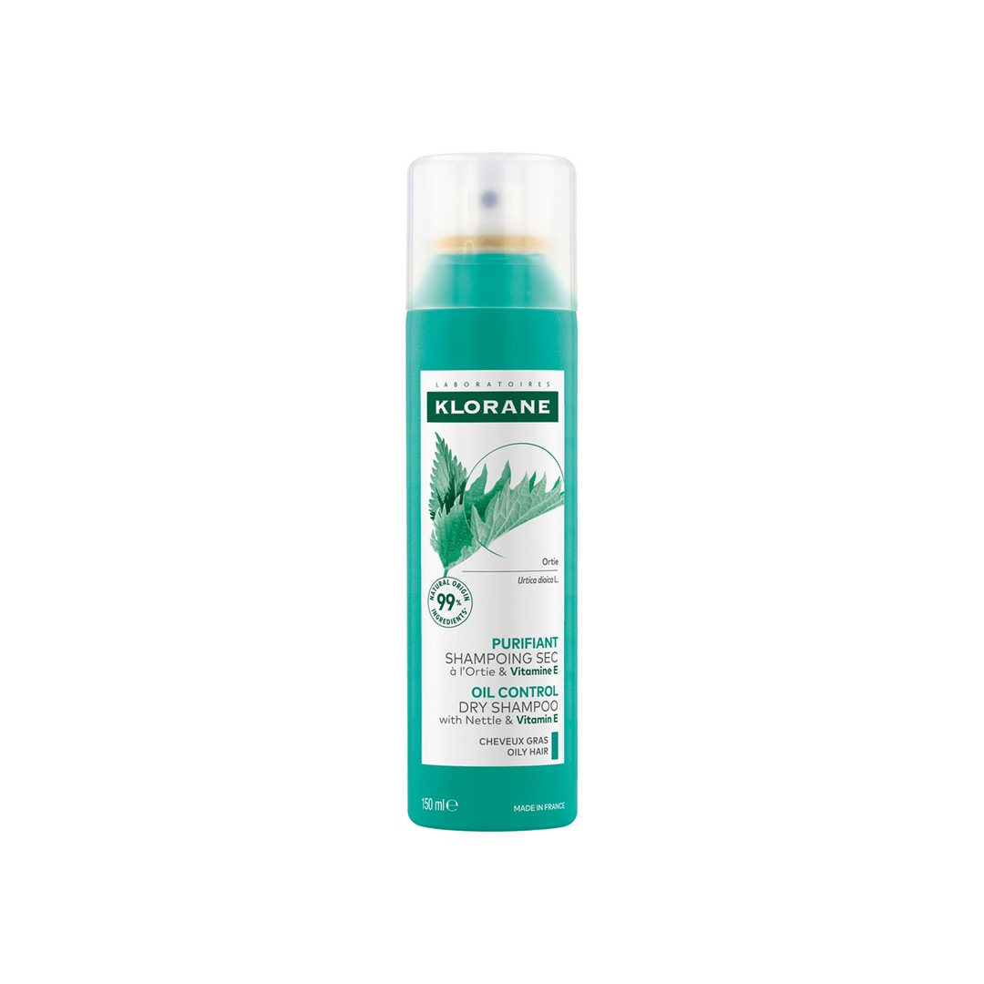 Sampon uscat cu urzica si vitamina E, 150 ml, Klorane