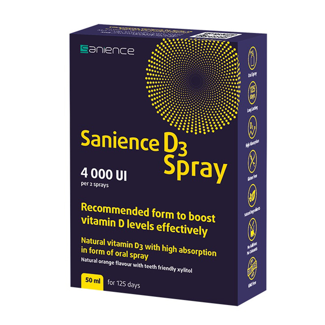 Sanience D3 Spray, 4000 UI, 50 ml, Sanience