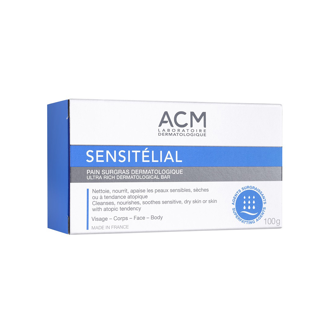 Sapun dermatologic nutritiv Sensitelial, 100 g, Acm