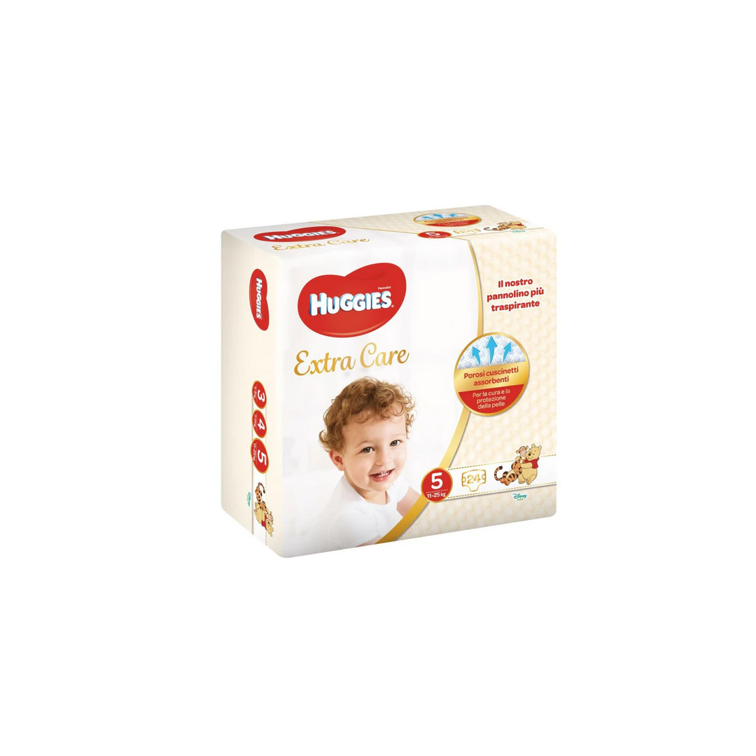 Scutece extra care, 24 bucati, 11 - 25 kg, Huggies