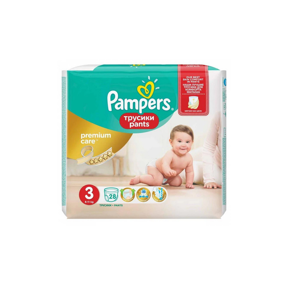 Scutece Pampers Pants Premium Care nr.3, 6 - 11 kg, 28 bucati