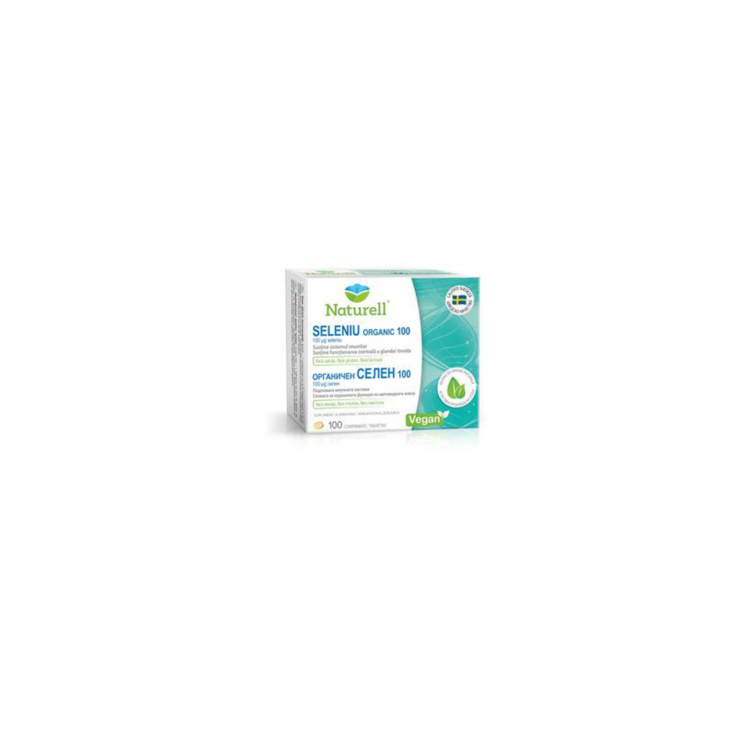 Seleniu organic, 100 comprimate, Naturell 