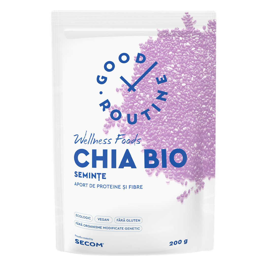 Seminte de Chia Bio Good Routine, 200 g, Secom
