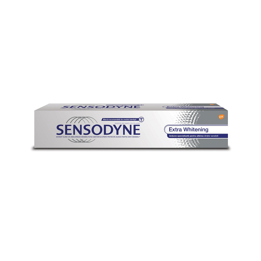 Pasta de dinti Extra Whitening Sensodyne, 100 ml, Gsk