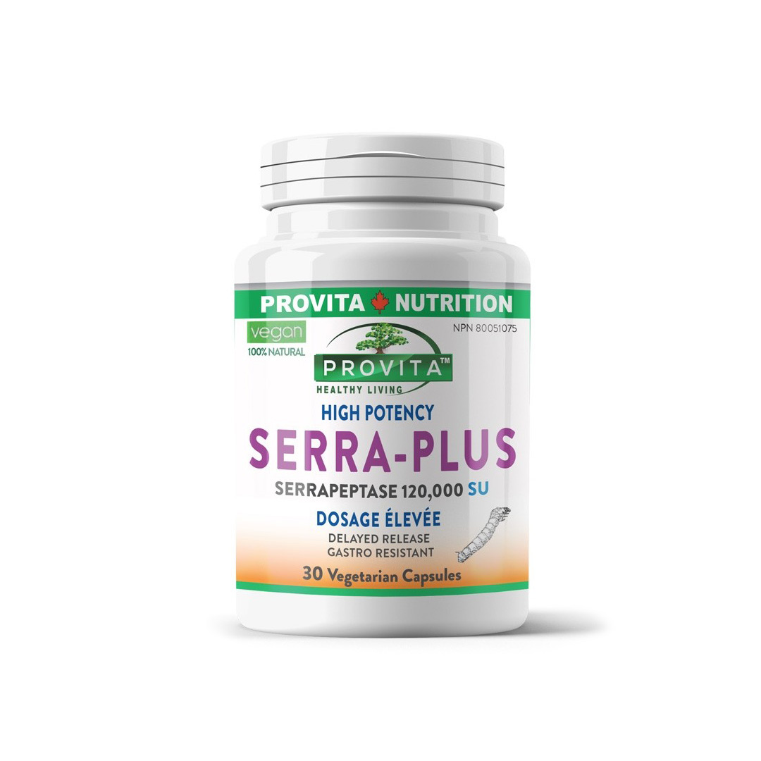 Serra Plus - Serrapeptaza 120.000 UI, 30 capsule