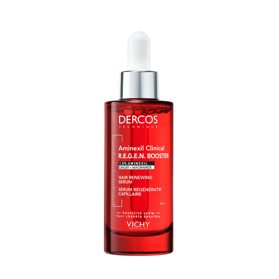 Serum capilar cu efect de regenerare Aminexil Clinical R.E.G.E.N. Booster, 90 ml, Vichy