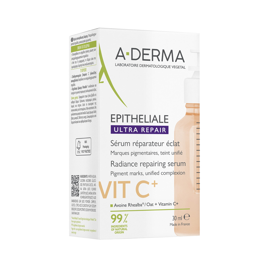 Serum reparator cu vitamina C+ Epitheliale Ultra Repair, 30 ml, A-Derma