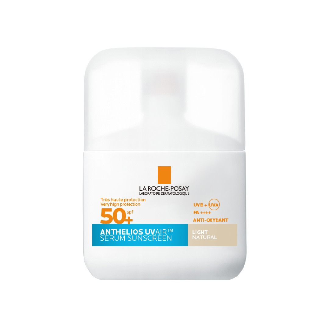 Serum solar cu SPF 50+ Anthelios UVAir, nuanta deschisa natural, 50 ml, La Roche Posay