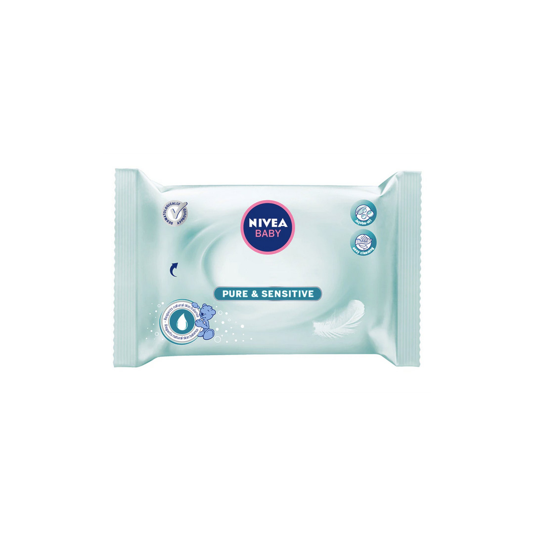 Servetele Baby Pure & Sensitive, 63 bucati, Nivea