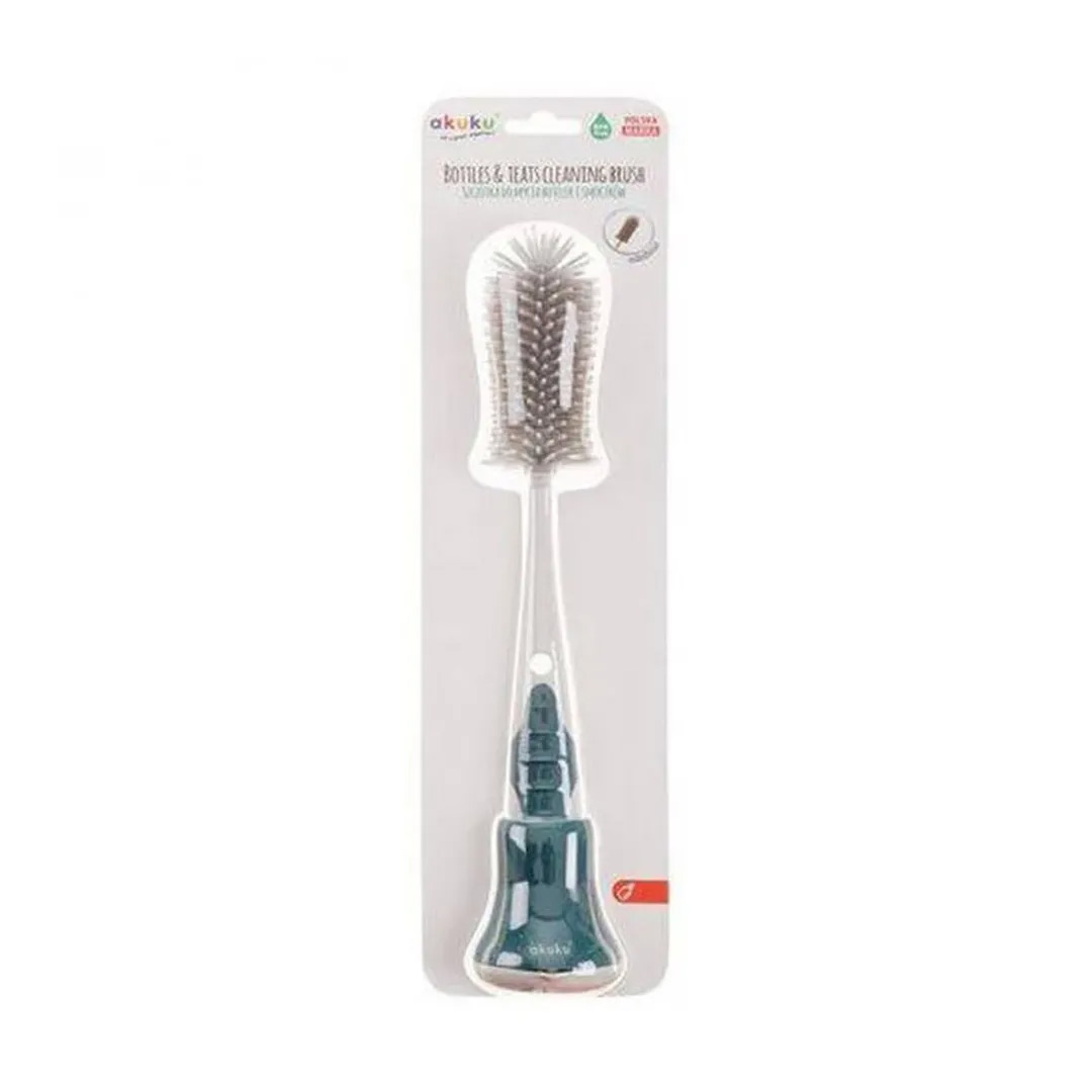 Set 2 Perii din Silicon pentru Curatare Biberoane si Tetine A0511, Akuku