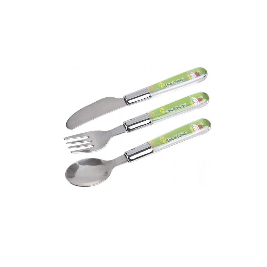 Set tacamuri inox, verde, 9/477, Canpol