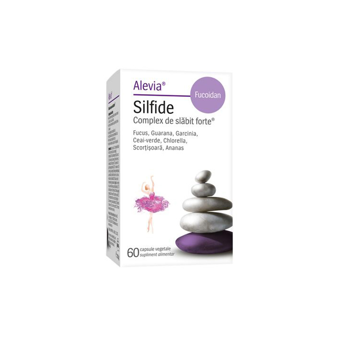 Silfide Complex de slabit forte + Fucoidan, 60 capsule, Alevia