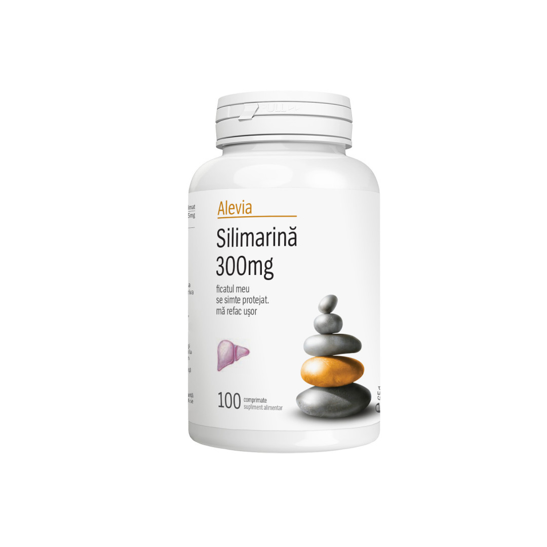 Silimarina 300 mg, 100 comprimate, Alevia