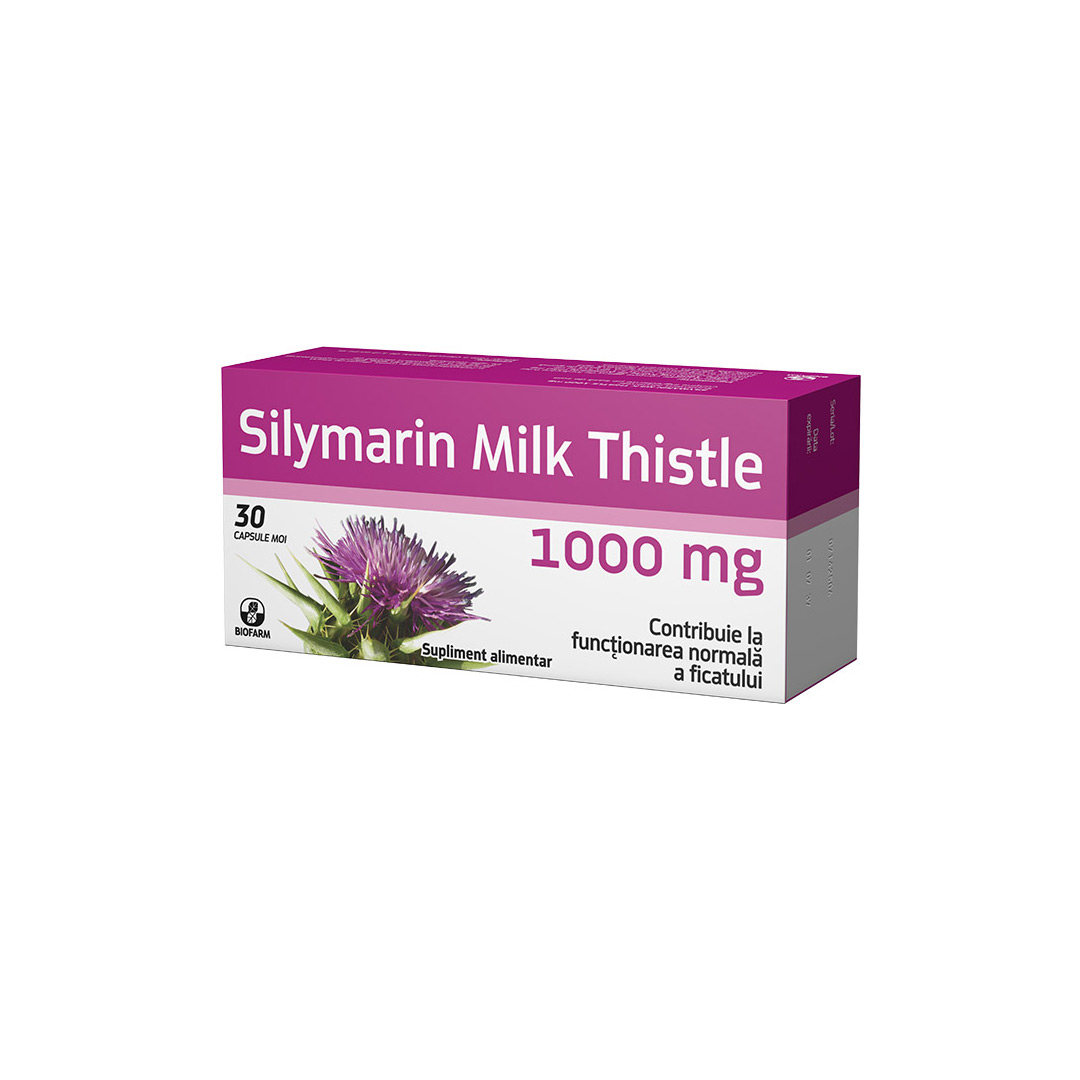 Silymarin Milk Thistle 1000mg, 30 capsule, Biofarm