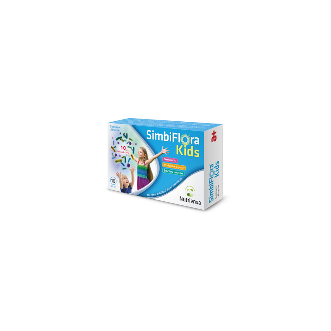 SimbiFlora Kids, 10 plicuri, Antibiotice