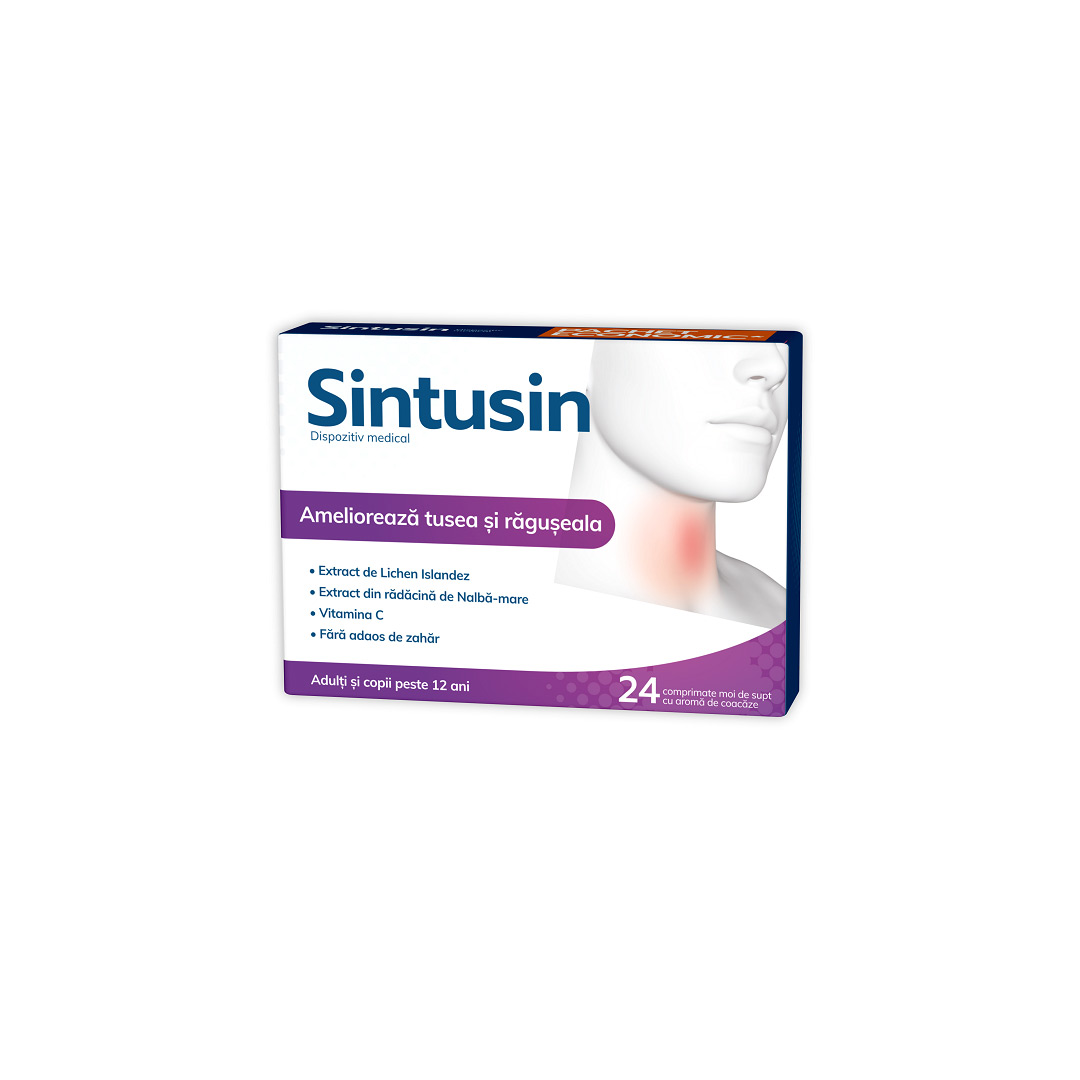 Sintusin, 24 comprimate de supt, Zdrovit