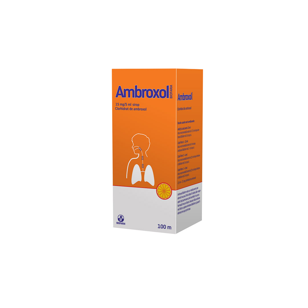 Sirop Ambroxol, 100 ml, Biofarm