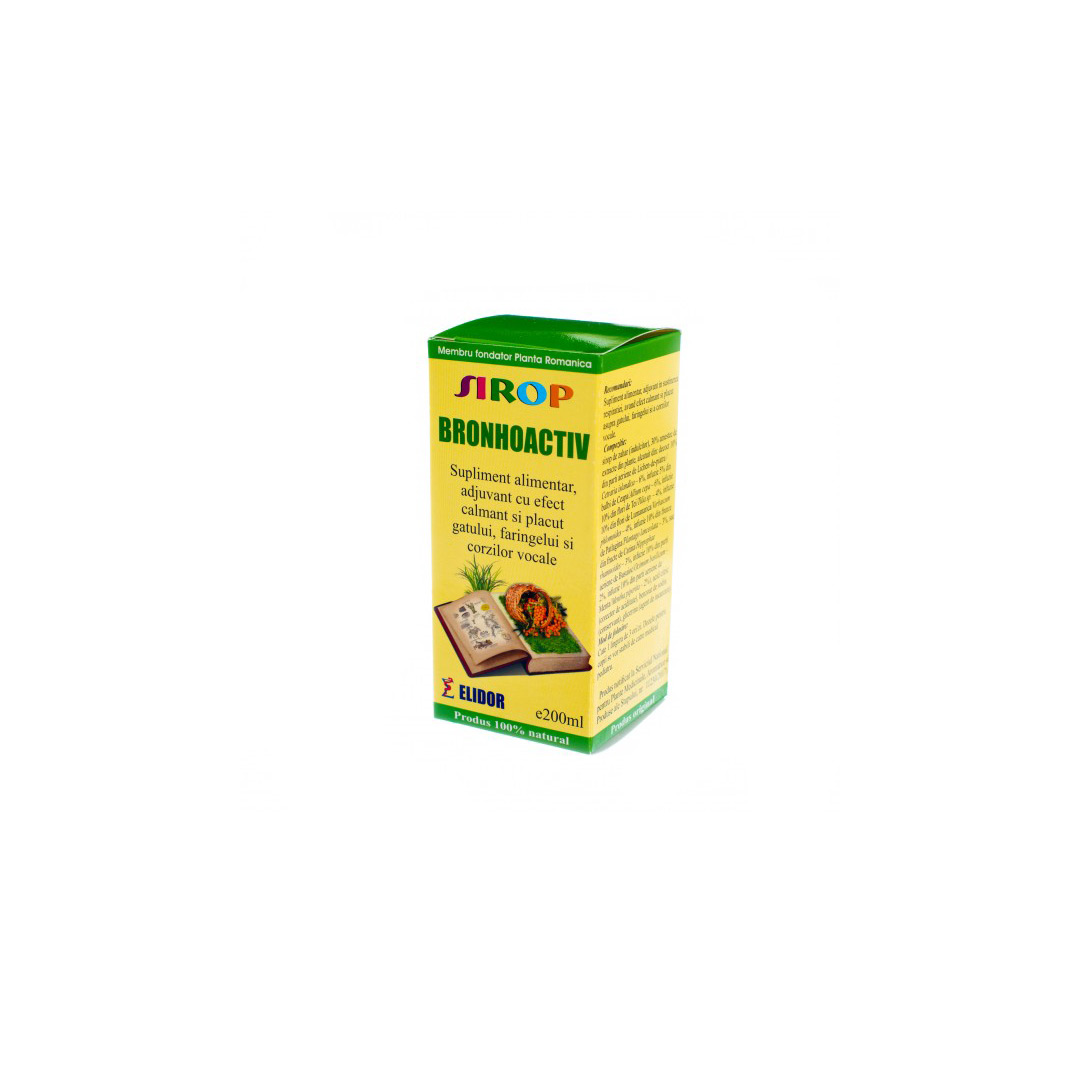 Sirop bronhoactiv, 200 ml, Elidor