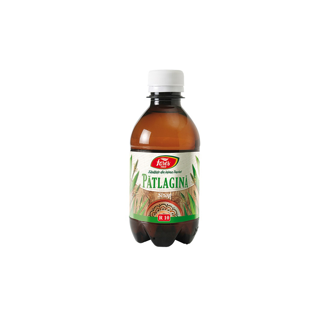 Sirop Patlagina, R10, 250 ml, Fares