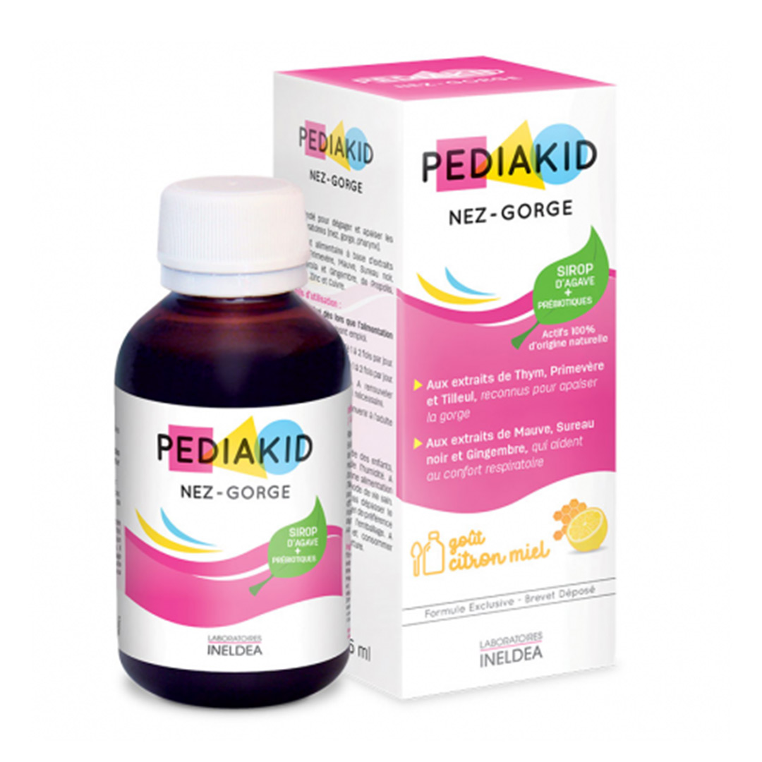 Sirop Pediakid pentru raceala si gripa, nas si gat, 125 ml, Laboratories Ineldea