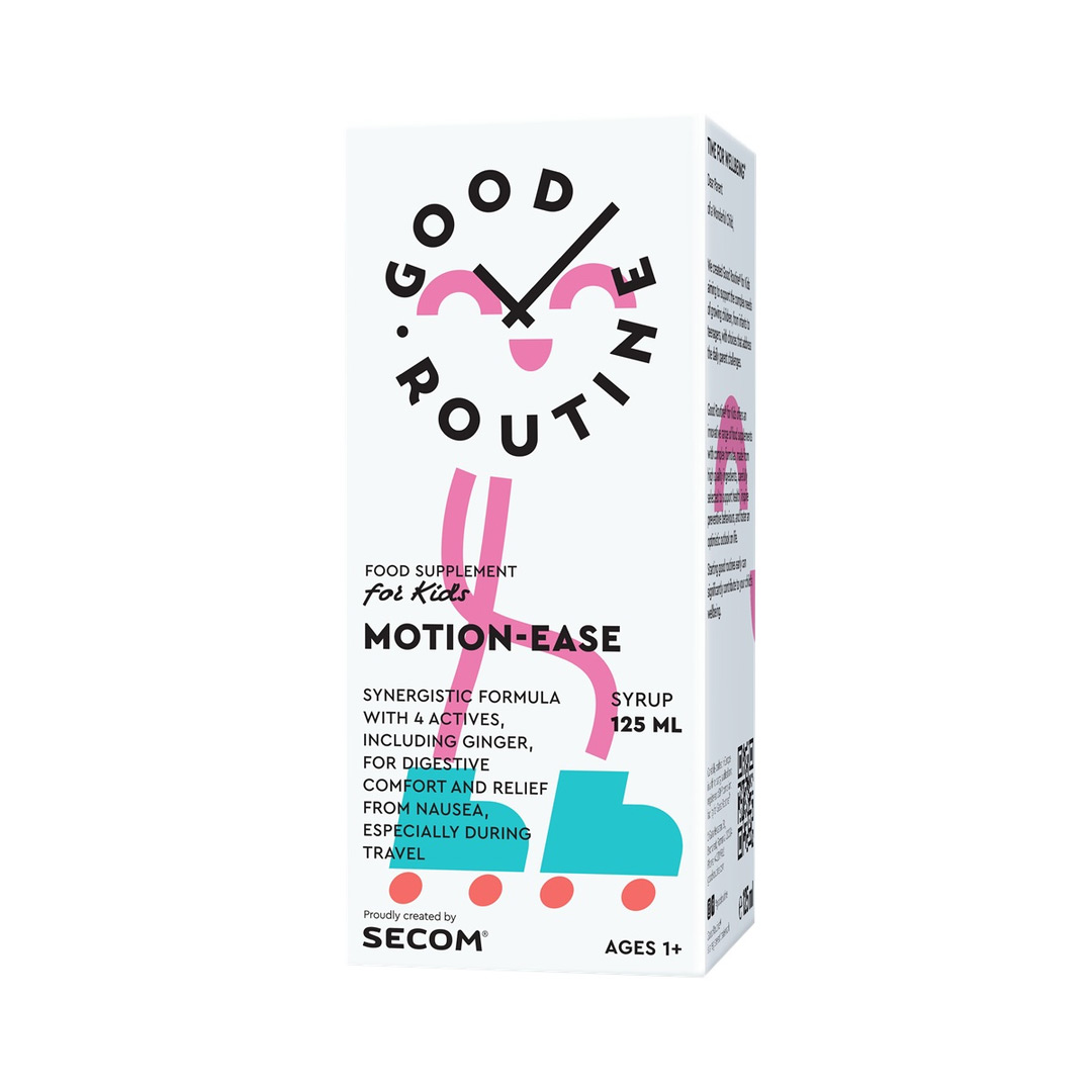 Sirop pentru rau de miscare Motion-Ease Good Routine, 125 ml, Secom