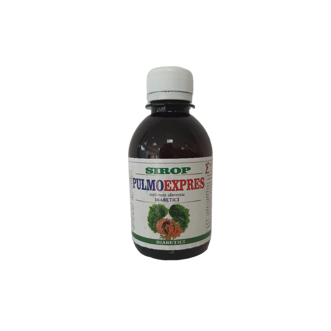 Sirop pulmo-expres pentru diabetici 200 ml, Elidor