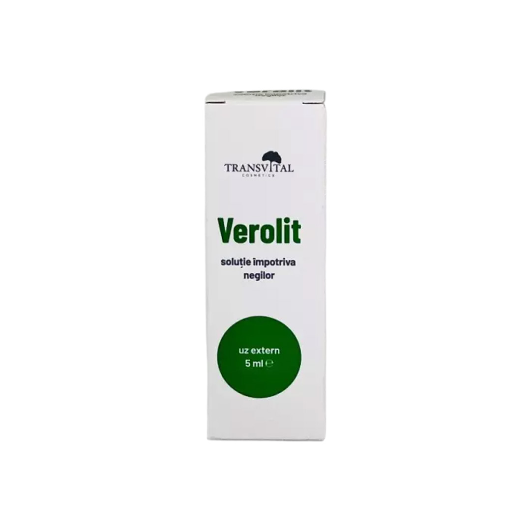Solutie impotriva negilor Verolit, 5 ml, Transvital