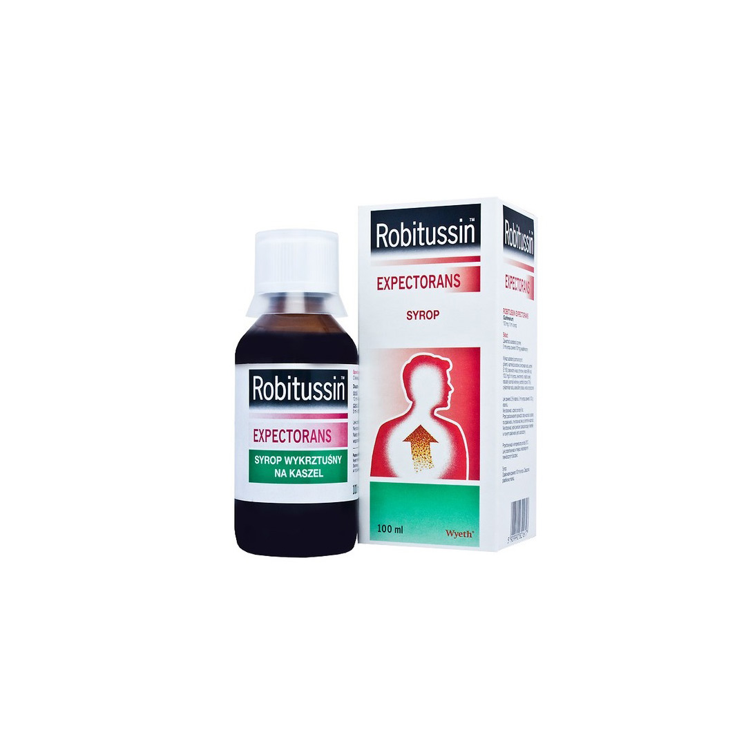 Solutie orala Robitussin Expectorans 100 mg / 5ml, 100 ml