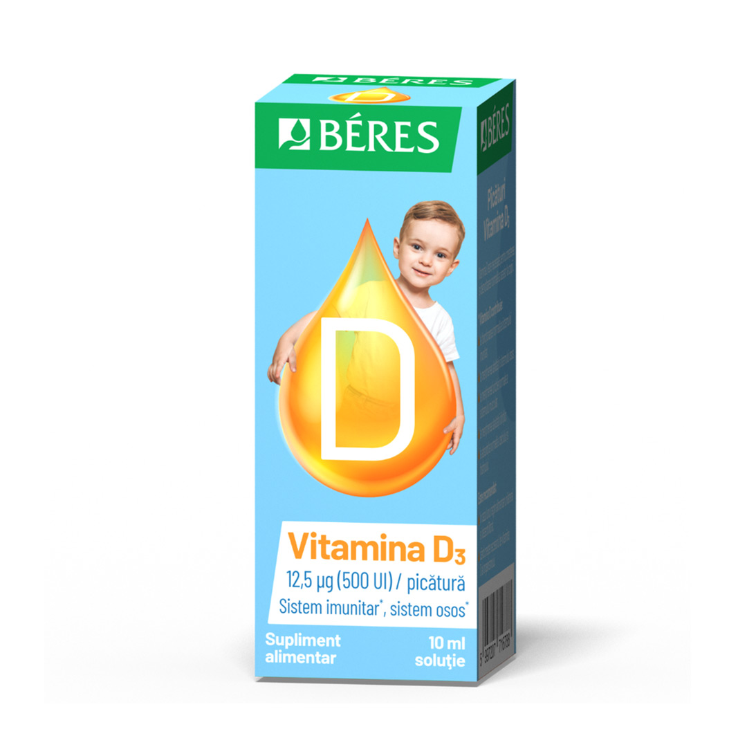 Solutie Vitamina D3, 10 ml, Beres Pharmaceuticals