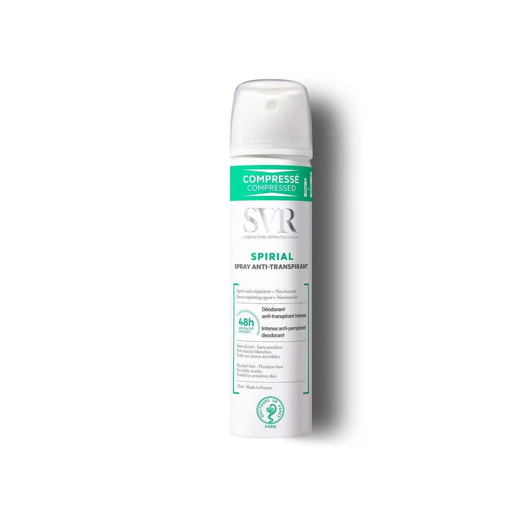 Spray antiperspirant Spirial, 75 ml, Svr