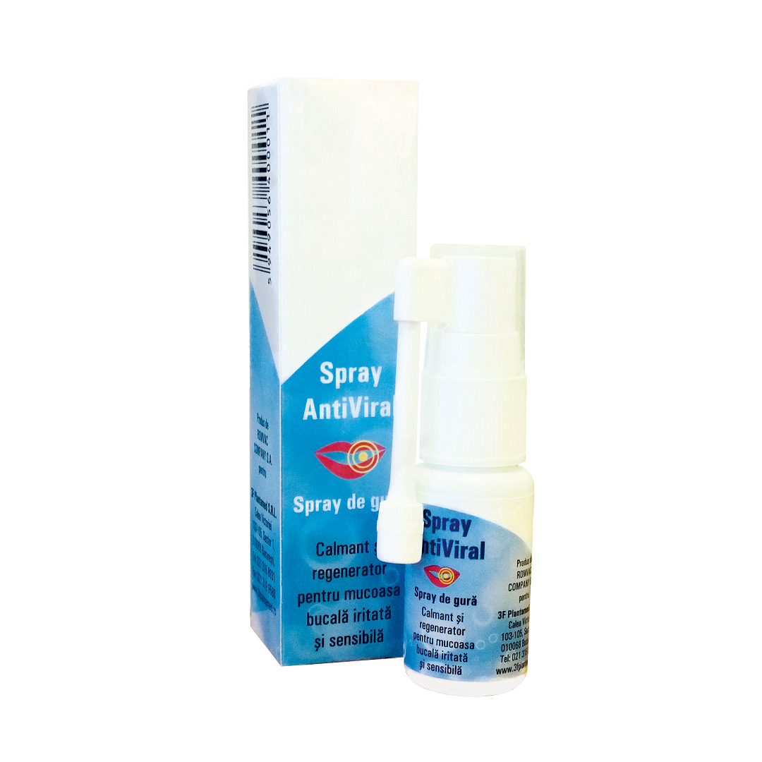 Spray antiviral pentru cavitatea bucala, 15 ml, Plantamed