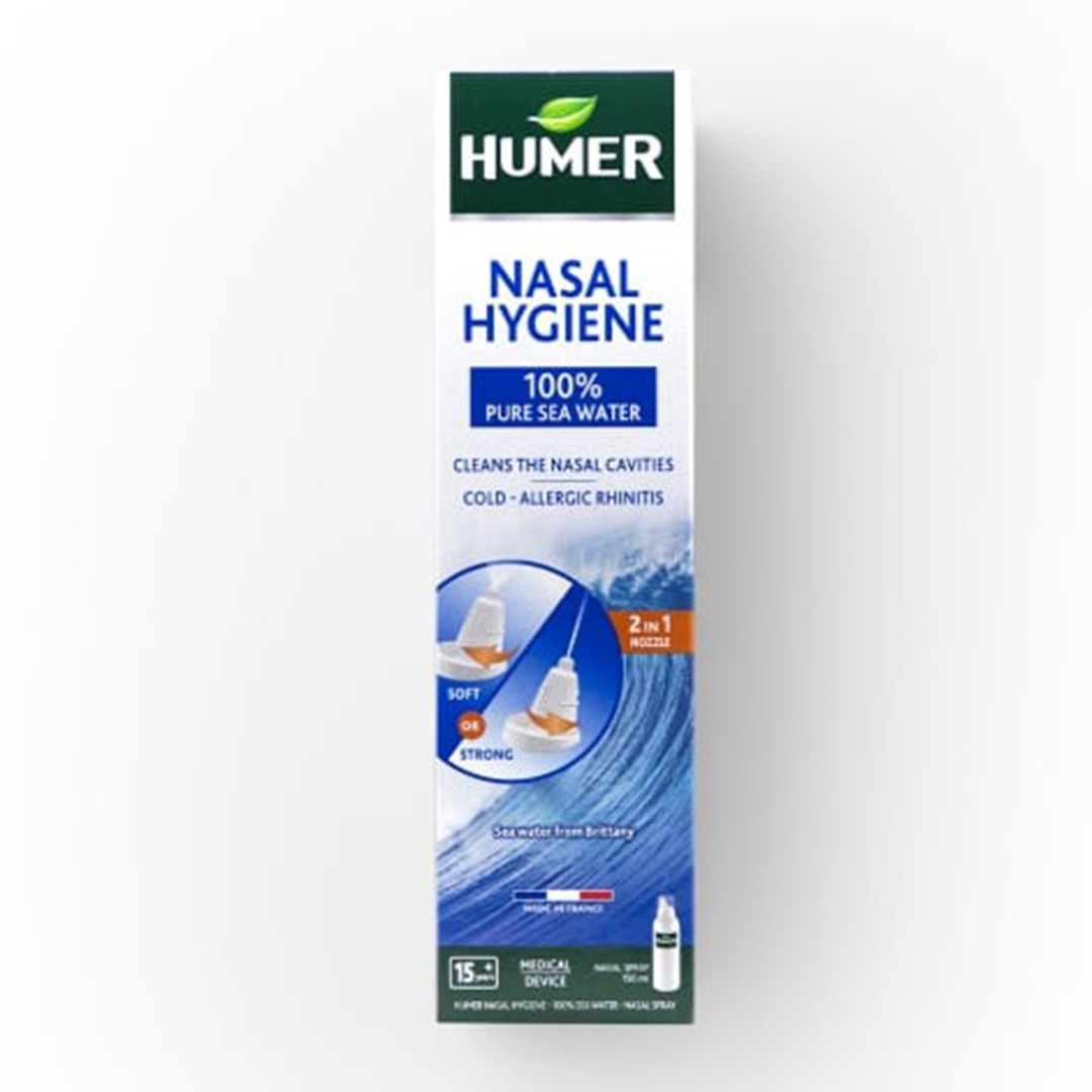 Spray cu 100% apa de mare pentru adulti, 150 ml, Humer