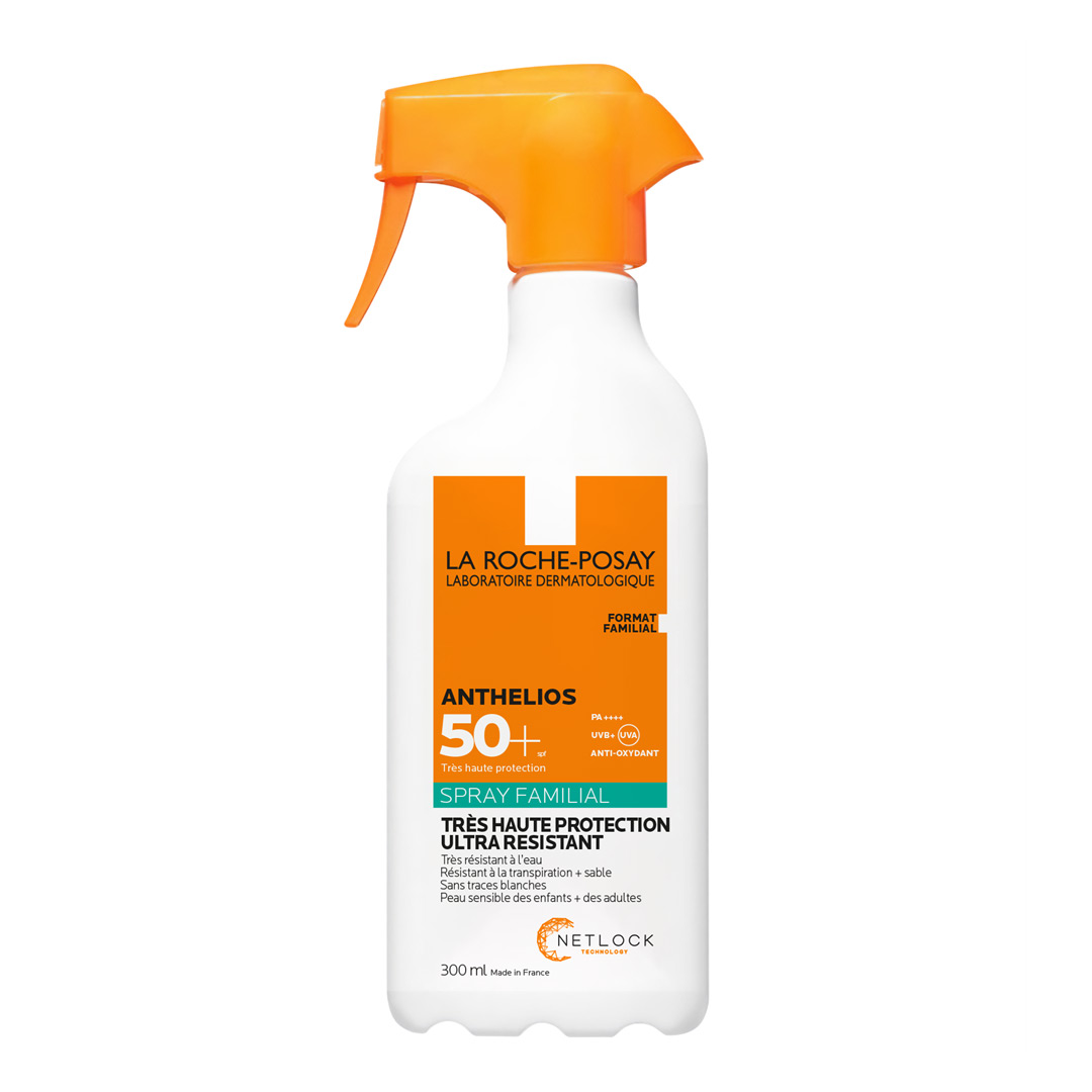 Spray fara parfum cu protectie solara SPF 50+ Anthelios Family, 300 ml, La Roche Posay
