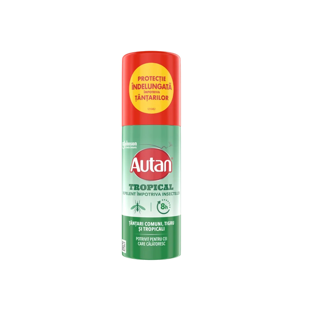 Spray impotriva tantarilor, Autan Tropical, 100 ml, Johnson