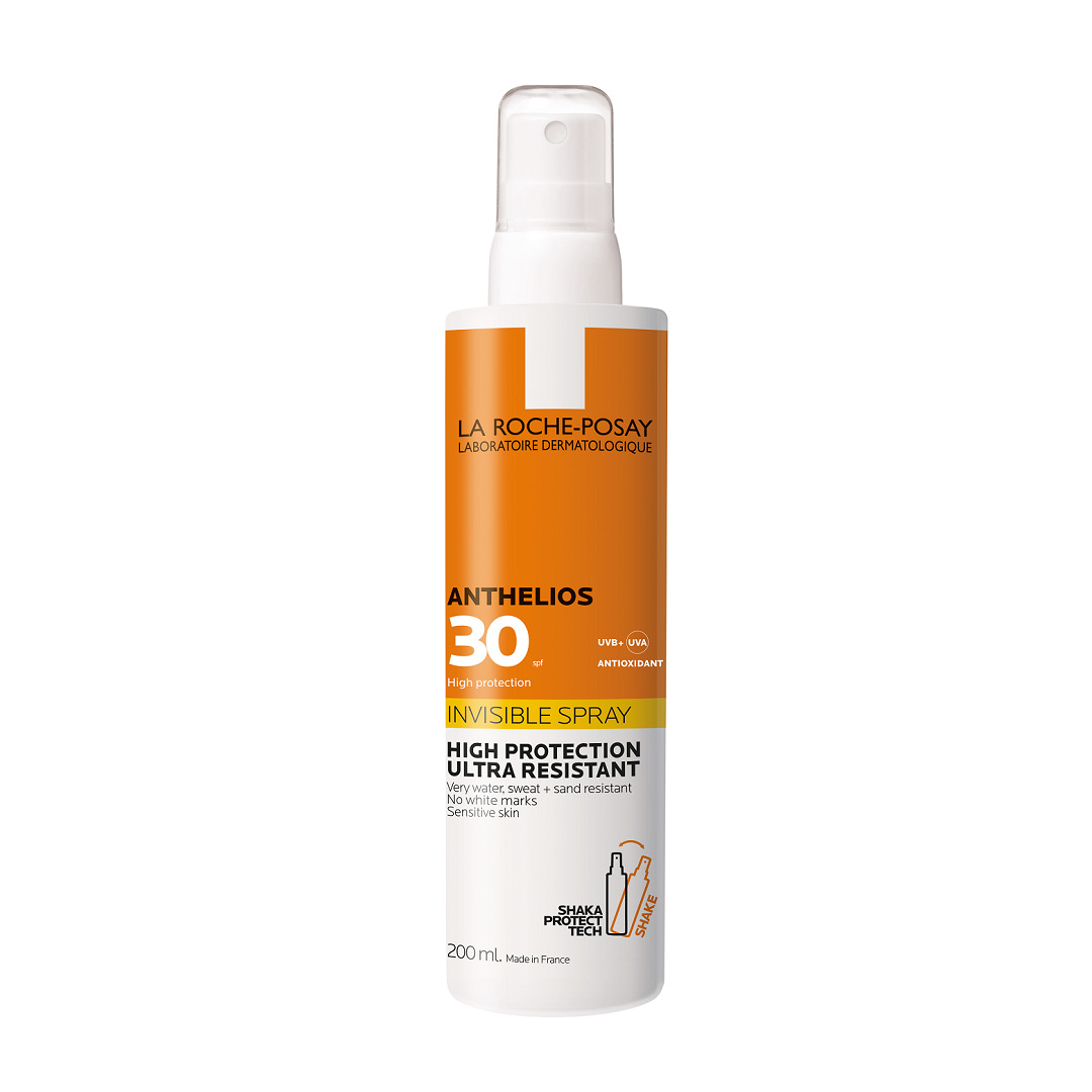 Spray invizibil cu protectie solara SPF 30+ pentru corp Anthelios, 200 ml, La Roche Posay