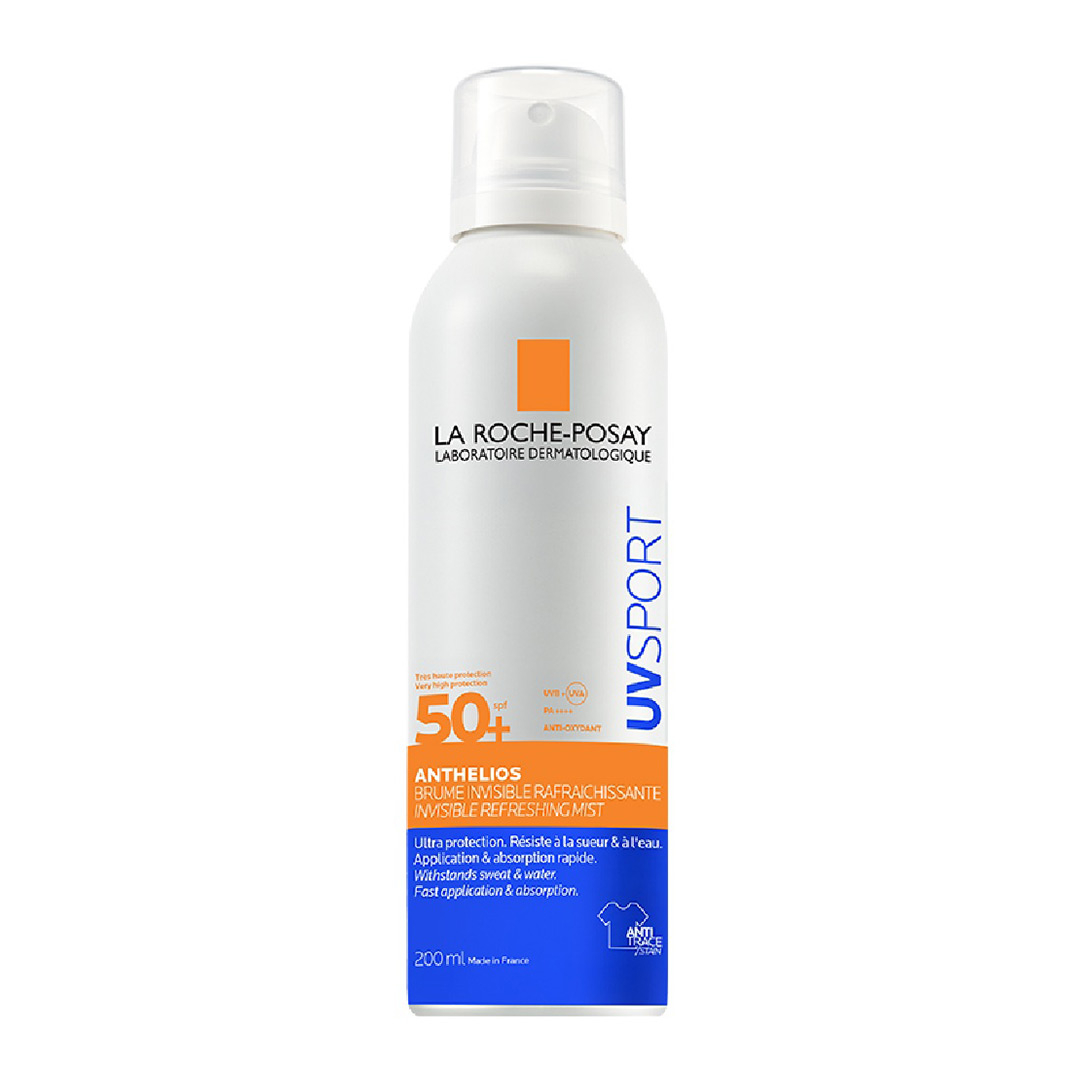 Spray invizibil cu protectie solara SPF 50+ Anthelios UVSport, 200 ml, La Roche Posay