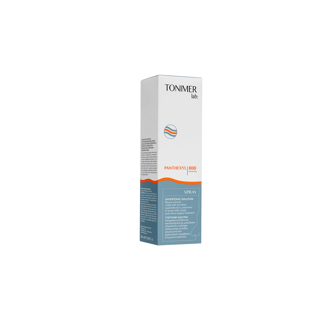 Spray nazal hipertonic, Panthexyl 800 MOSM/KG, 100 ml, Tonimer