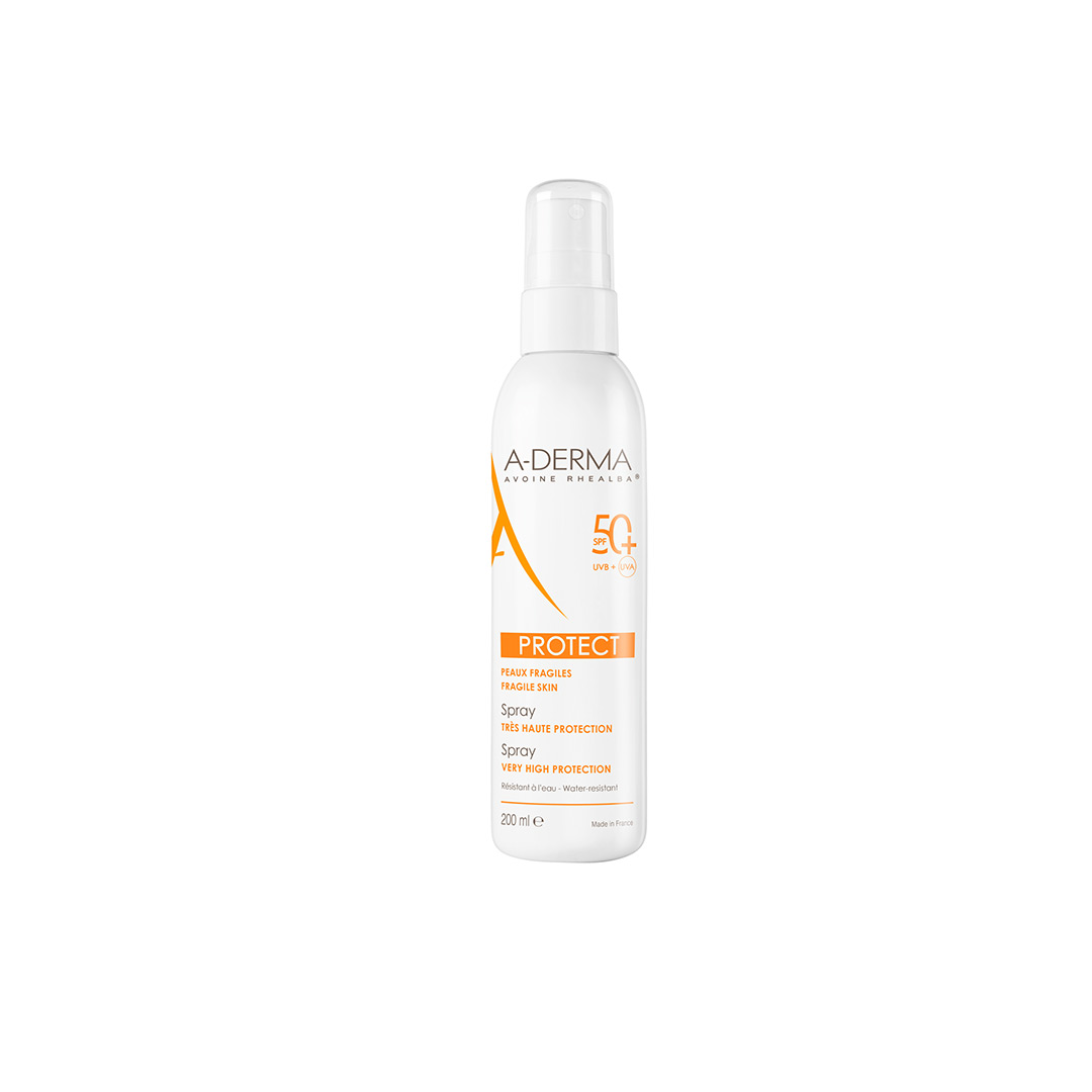 Spray pentru piele sensibila cu SPF 50+ A-Derma Protect, 200 ml, A-Derma