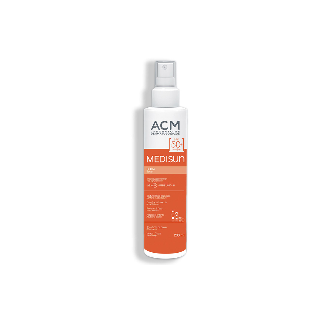 Spray pentru protectie solara cu SPF 50+ Medisun, 200 ml, Acm