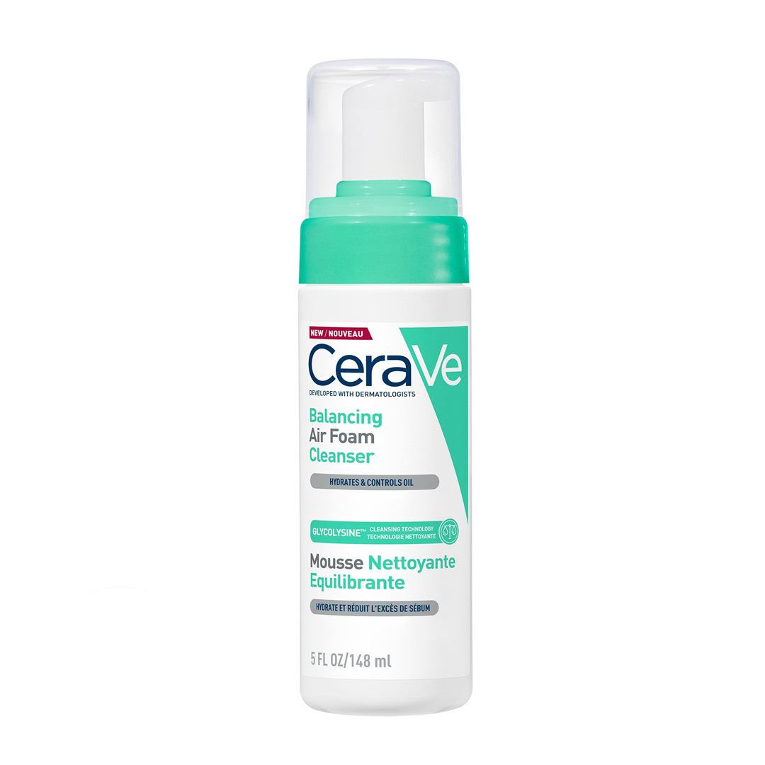 Spuma de curatare reechilibranta pentru ten normal si mixt Air Foam Cleanser, 148 ml, Cerave