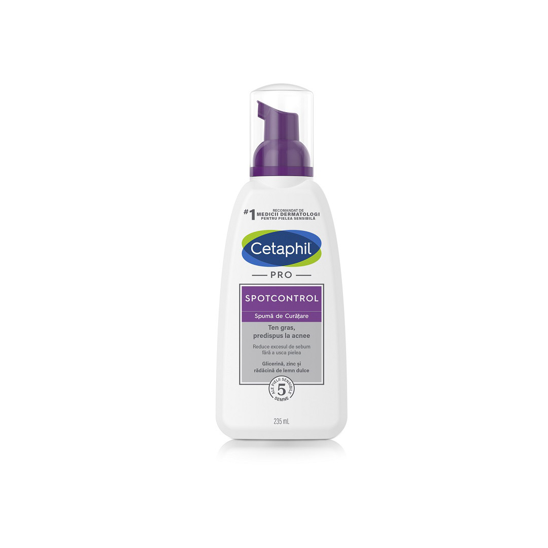 Spuma de curatare SpotControl PRO, 235 ml, Cetaphil