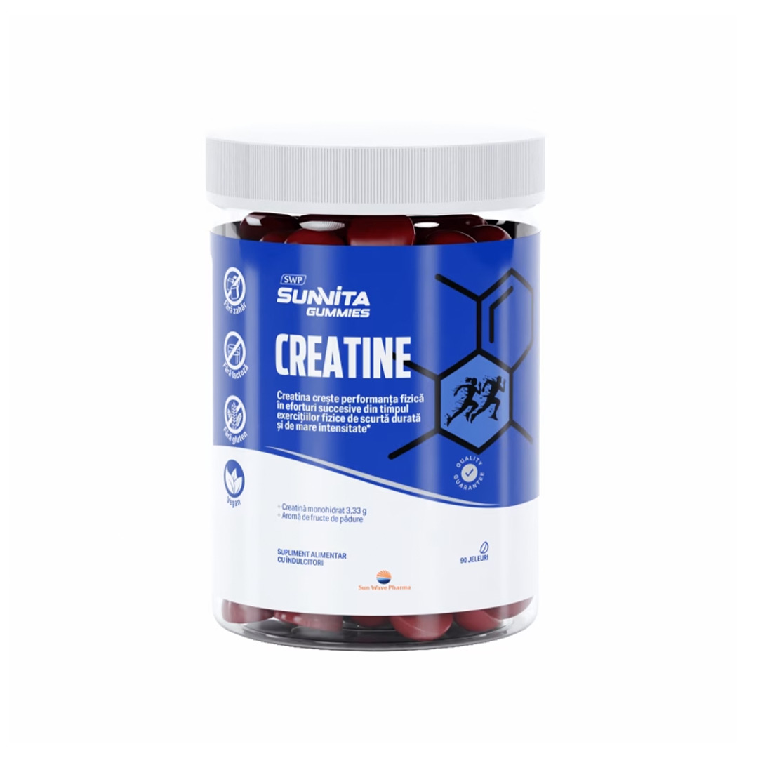 Sunvita Creatine, 90 jeleuri, Sun Wave Pharma