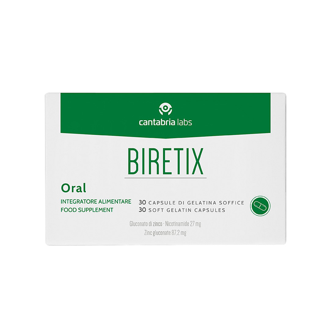 Supliment alimentar pentru piele Biretix, 30 capsule, Cantabria