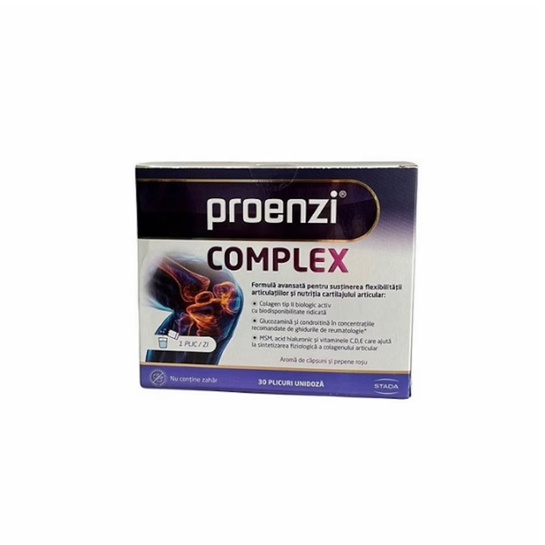 Supliment alimentar Proenzi Complex pentru articulatiile tale, 30 plicuri, Walmark