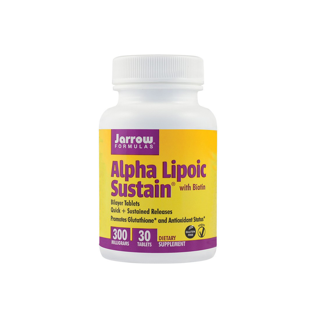 Supliment Alimentar Alpha Lipolic Sustain 300mg Jarrow Formulas, 30 tablete, Secom