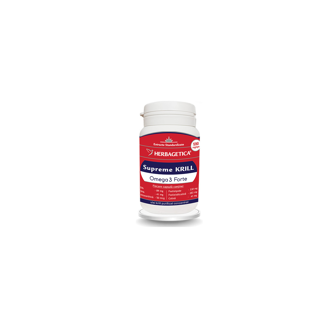 Supreme KRILL Omega3 Forte, 30 capsule, Herbagetica
